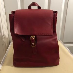 Coach Leather Backpack